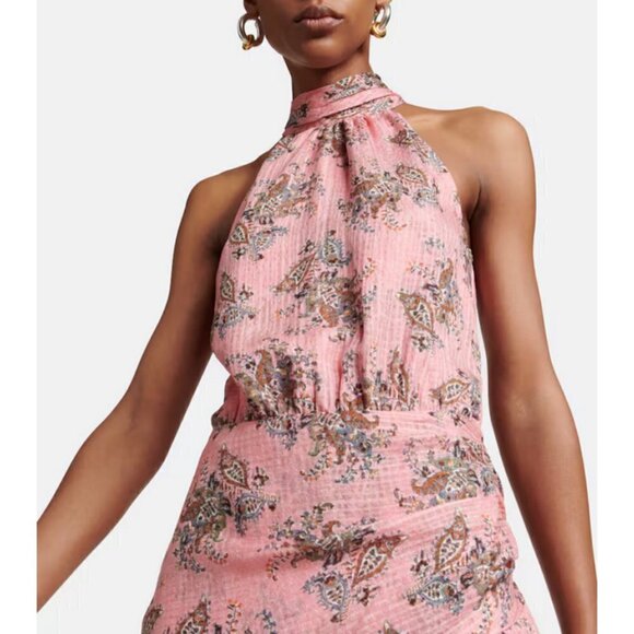 💕VERONICA BEARD💕 Leia Dress ~ Peony Multi-Color Paisley Print 00 NWT - Picture 8 of 16